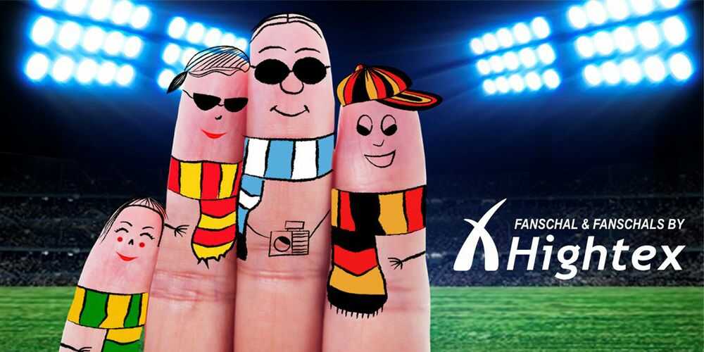 Fanschal kaufen vom Fanschal Hersteller - Fanschalstrickerei